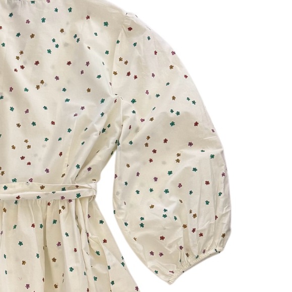 Talbots Cotton Poplin Midi Shirtdress Blissful Floral Print, Size 16W, NWT - Picture 8 of 13